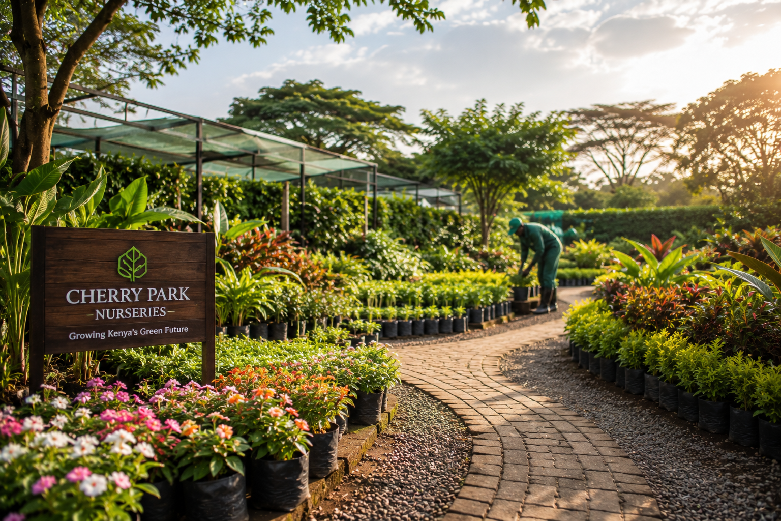 Cherry Park Nurseries' original nursery beds 